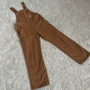 NWOT-Carhartt Loose Fit Canvas Bibs/Overalls-Size XS (0-2)